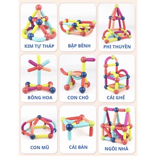 Do choi xep hinh nam cham thong minh | Be Cung Online