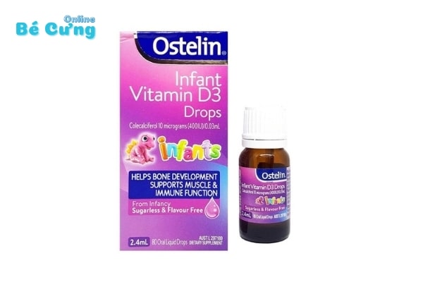 Ostelin Top 10 vitamin d3 cho trẻ sơ sinh