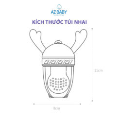 Tui nhai an dam 3 num silicon cho be | Be Cung Online