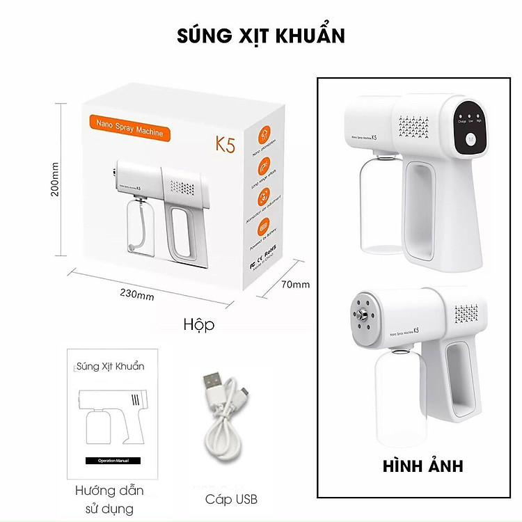 sung-phun-khu-khuan-cam-tay-nano-k5-chinh-hang-gia-re | Be Cung Online