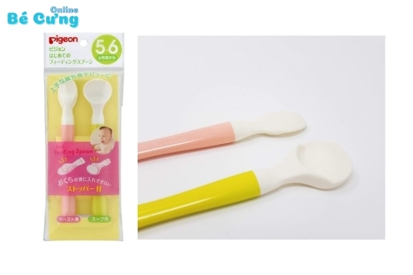 thìa ăn dặm cho bé Pigeon